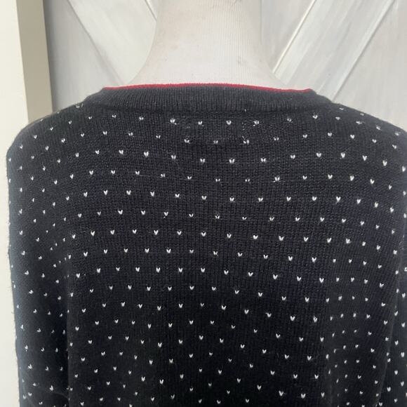 Koret Vintage Christmas Cardigan Sweater size Medium Fair Isle Snowflake Granny - Picture 8 of 12